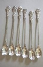 English King Tiffany Sterling Iced tea spoons