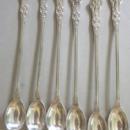 English King Tiffany Sterling Iced tea spoons