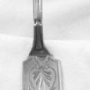 Medallion Gorham Cheese Knife engraved blade sterling silver