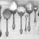 Medallion Gorham master salt spoon sterling silver