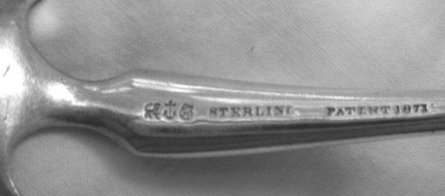 Corinthian Gorham Sterling Berry Spoon engraved bowl