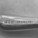 Corinthian Gorham Sterling Berry Spoon engraved bowl