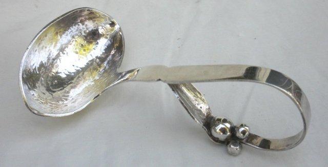 Blossom Ladle sterling Hand Hammered Sanbourne