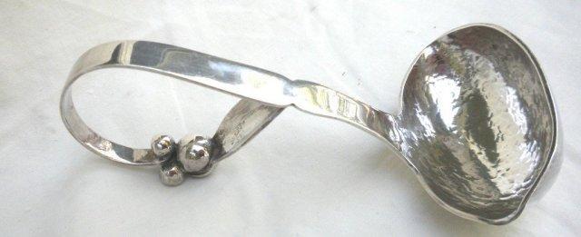 Blossom Ladle sterling Hand Hammered Sanbourne