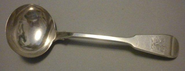 William Chawner Gravy Ladle Sterling Silver London George IV