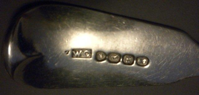 William Chawner Gravy Ladle Sterling Silver London George IV