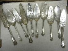 Stratford International jelly cake server sterling silver