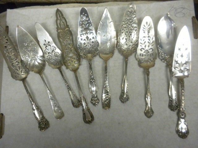 Stratford International jelly cake server sterling silver
