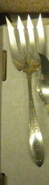 Palm vegetable Fork gorham sterling silver