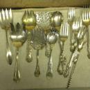 Palm vegetable Fork gorham sterling silver