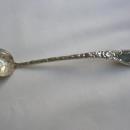 Chrysanthemum Durgin mustard ladle sterling silver