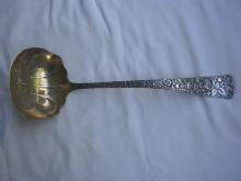 Arlington Towle Soup Ladle bright cut sterling silver