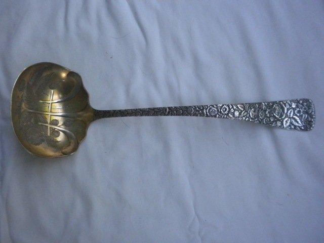 Arlington Towle Soup Ladle bright cut sterling silver