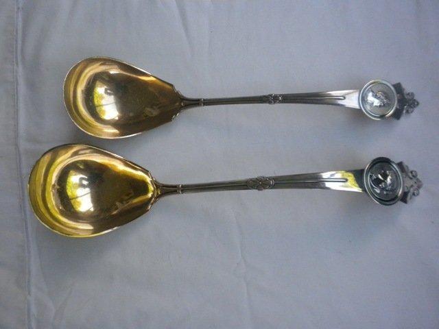 Medallion Gorham Soup Ladle sterling silver