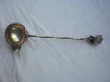 Cala Lily Figural flower Soup Ladle sterling silver