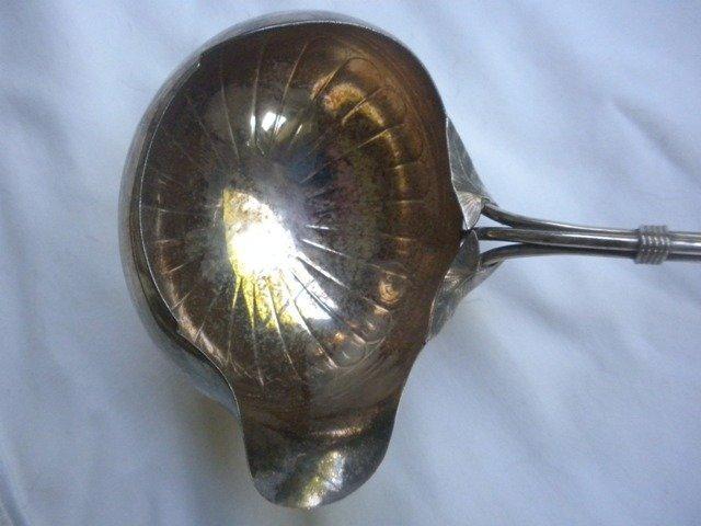 Cala Lily Figural flower Soup Ladle sterling silver