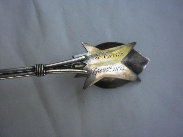 Cala Lily Figural flower Soup Ladle sterling silver