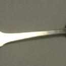 Scroll Whiting Serving Spoon face in bowl sterling silver