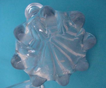 Bar Bottle EARLY Pittsburgh glass 8 Ribs- Right in photo