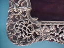 Ornate Cherubs Figural Frame Sterling Silver