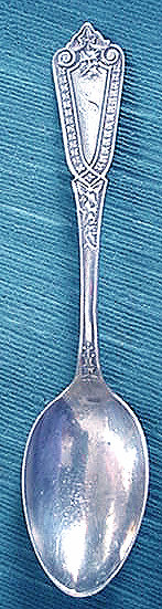 Ivy Whiting sterling spoon (marked 1866)