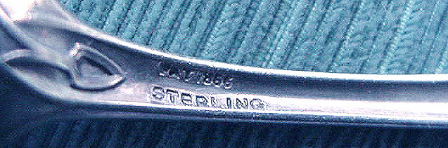 Ivy Whiting sterling spoon (marked 1866)