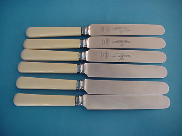 Sheffield Knives Celluloid handles (6) old