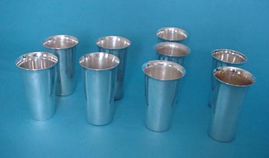 Iced Tea Tumblers Sterling Silver