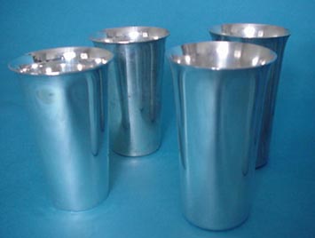 Iced Tea Tumblers Sterling Silver