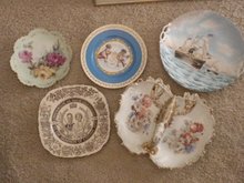 selection of plates from plate rail