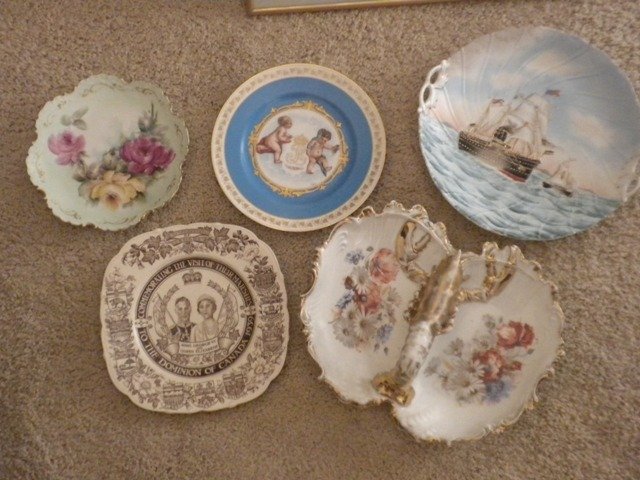 selection of plates from plate rail