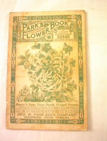 Park's Flower Book 1937 season Fringed Petuni