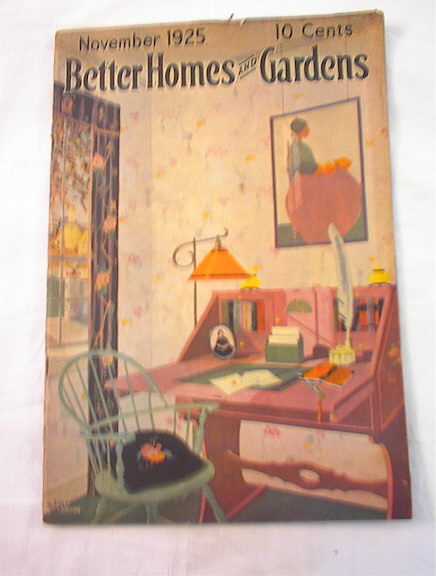 Better Homes & Garden Nov,1925 Davis Larson