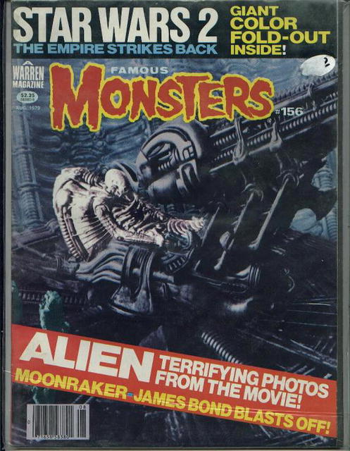 Famous Monsters, Alien, Moonraker, 8/79