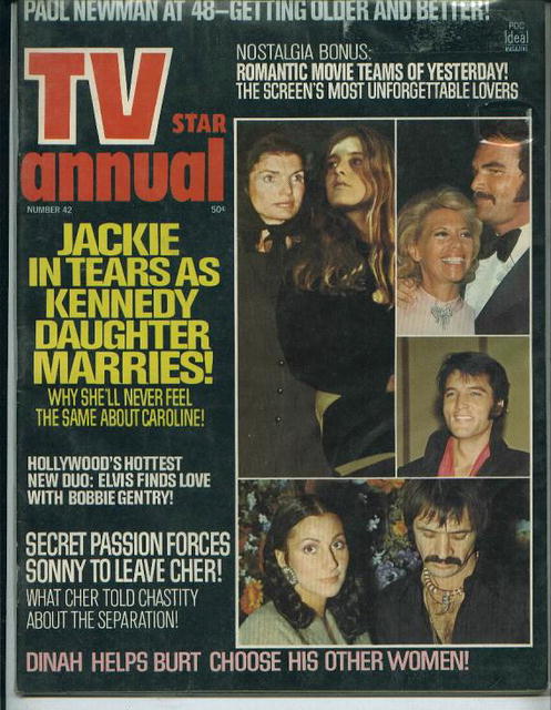 TV Star Annual, Elvis, Jackie, Newman, 1973