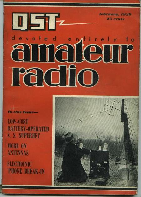 QST magazine, More on Antennas, 2/1939