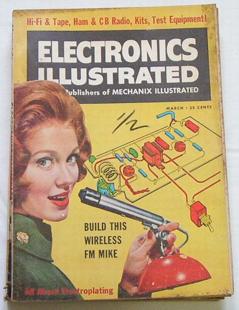 Electronics Illus.3/61 Wireless FM Microphone