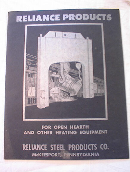 1942 Reliance Steel products folder