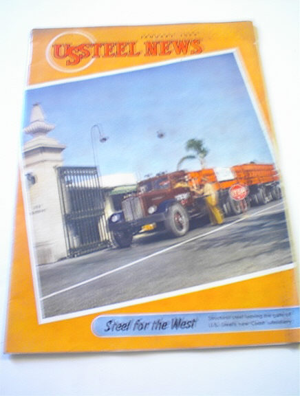 Us Steel News 1/49,Steel for the West