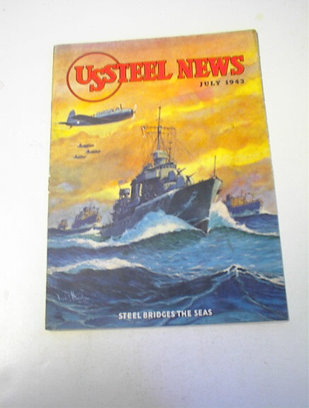 US Steel News,7/43,Steel Bridges The Sea