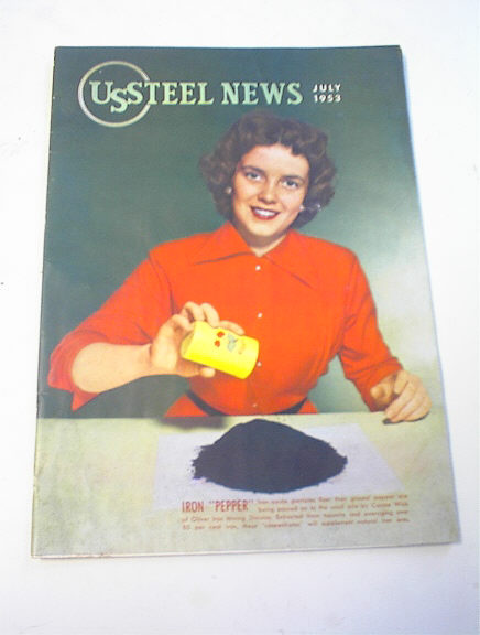 US STEEL NEWS,7/53,Iron