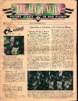 The Alcoa News from 2/14/44 B-17 Artwork!