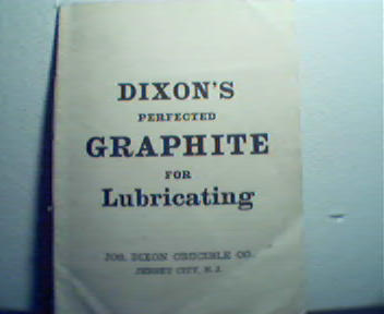 Dixon's Graphite for Lubrication! 1800's!