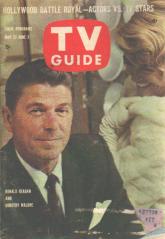 TV Guide 5/1961 Ronald Reagan Dorothy Malone