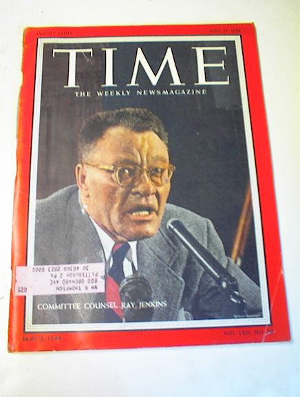 TIME, Committe Counsel Ray Jenkins,5/17/54