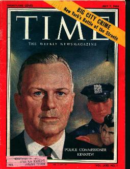 Time-7/7/58 Police Commisoner Kennedy Cvr!