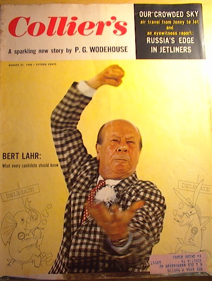 Collier's Weekly,8/31/56,Bert Lahr cover
