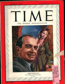 Time-11/20/50- Christopher Fry on Cover!