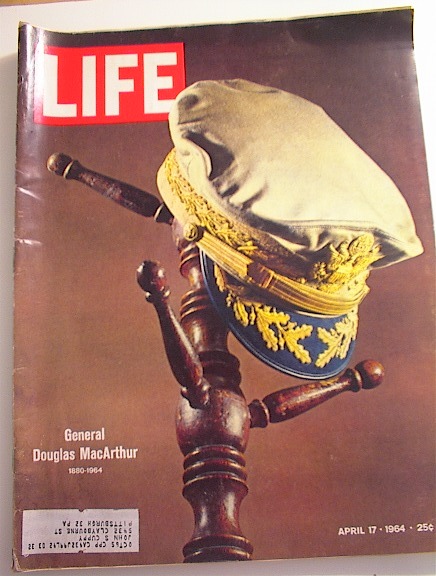 LIFE Magazine,4/17/64,General MacArthur RIP