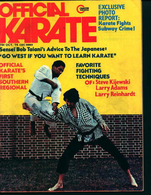 Official Karate-10/74-Bob Taiani,Larry Adams